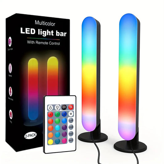 RGB Pickup Light Music Rhythm Lights Upgraded USB Rechargeable Model Christmas Decoration Desktop RGB Light Bar Music Rhythm - ShoreCo.Shop