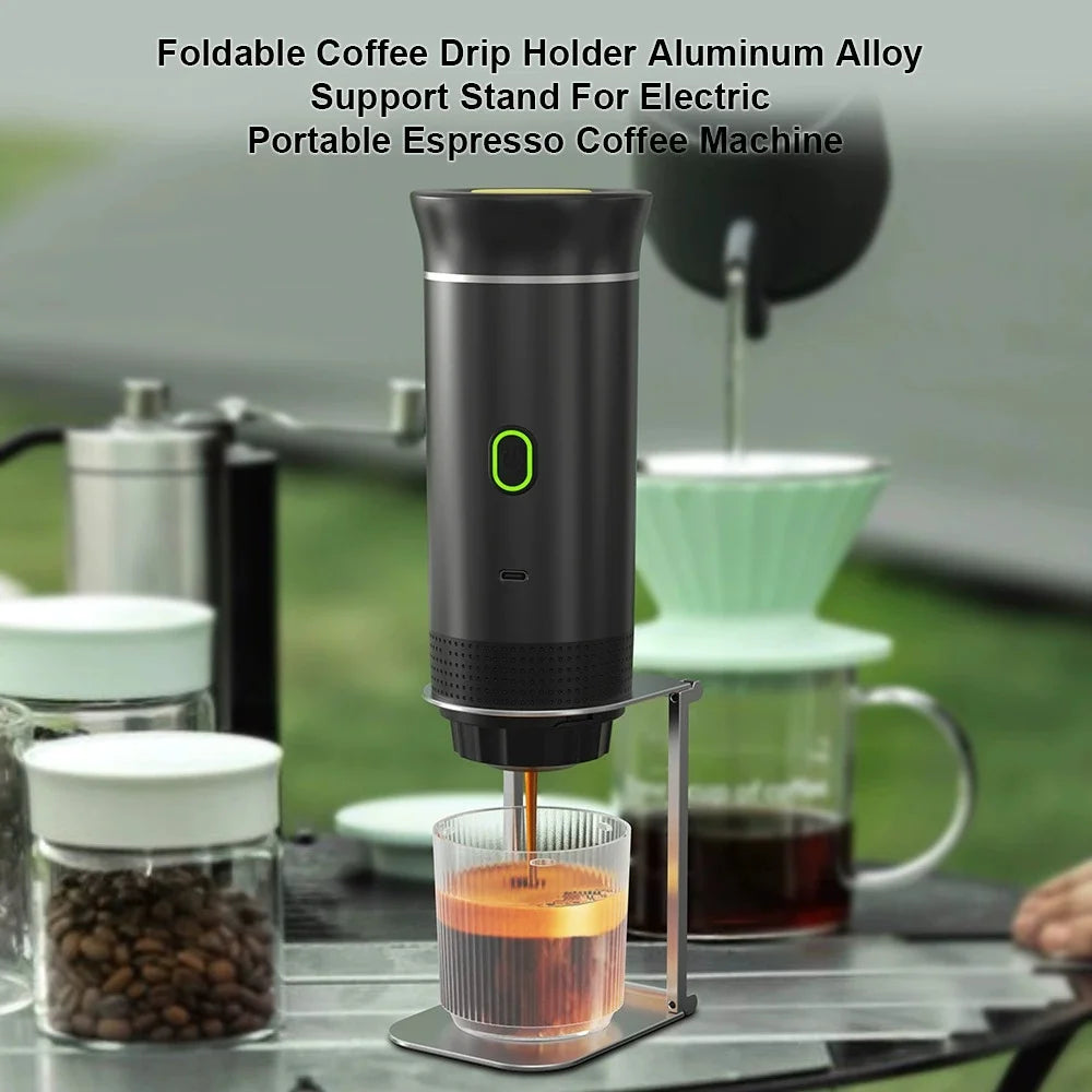 Coffee Machine Stand Drip Filter Coffee Stand Aluminum Alloy Foldable Lightweight Outdoor Quality Professional Coffee Accessorie - ShoreCo.Shop