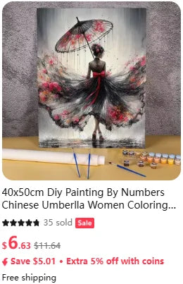 Acrylic Paint By Numbers Modular Picture With Paint Drawing On Canvas Adults Handpainted Gift Wall Art Painting Home Decor    Home Decor Supply | Online Retail | ShoreShopper.com