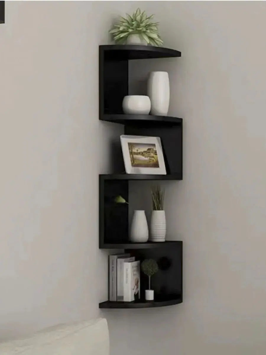 Corner Shelf - 5/2-Tier Corner Floating ShelvesWall Easy Assemble Wall Corner Shelves Bedrooms Living Room Decorations Bookcase    Home Decor Supply | Online Retail | ShoreShopper.com
