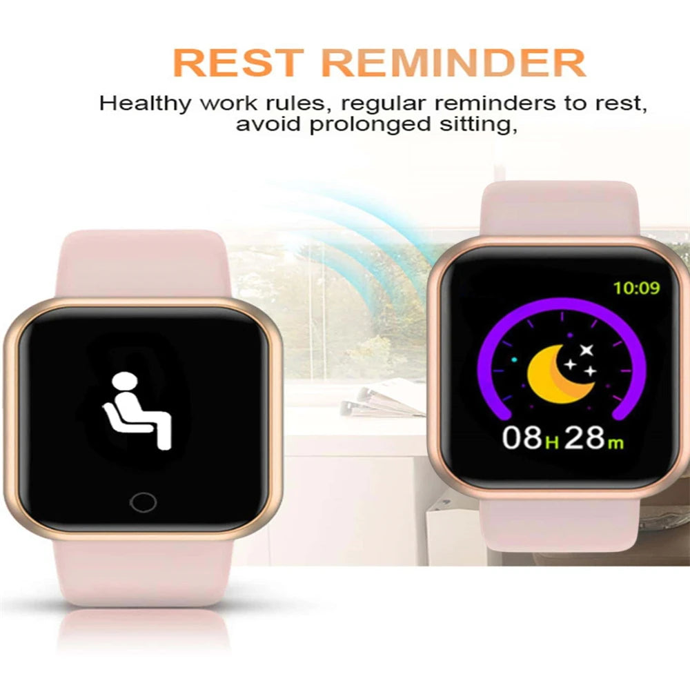 Smartwatch Men Women Wristwatches Smart Watch Message Fitness Monitor Bracelet Birthday Gift Electronic Clock For Android IOS    Home Decor Supply | Online Retail | ShoreShopper.com