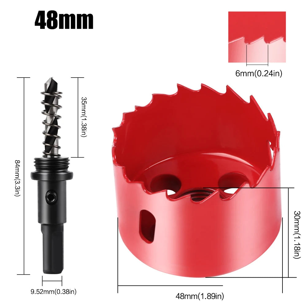 1pc 15-200mm M42 Bi-Metal Hole Saw HSS Drill Bit for Metal Iron Aluminum Stainless Plastic DIY Wood Cutter Tools    Home Decor Supply | Online Retail | ShoreShopper.com