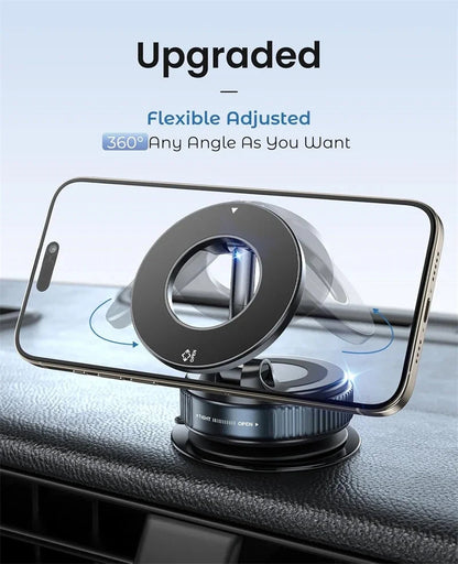 Car Mount Electric Vacuum Magnetic Holder Foldable Strong Suction Stand For Cell Phone For iphone 12 13 14 15 16 Live Streaming    Home Decor Supply | Online Retail | ShoreShopper.com