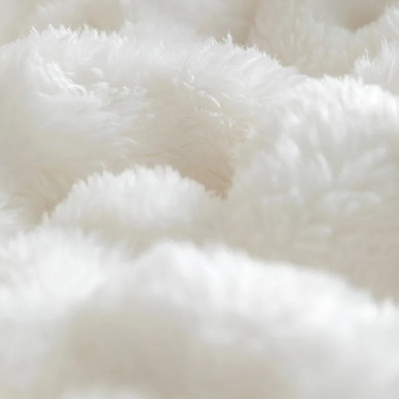 3D Bubble White Plush Blanket Textured Flannel Fleece Soft Warm Cozy Couch Throw Blanket Gift Plaid - Soft Throw Blankets    Your Coastal Marketplace | Shoreshopper.com