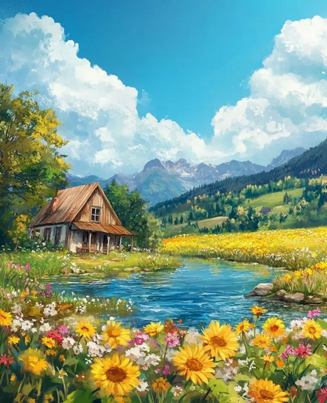 RUOPOTY Paint By Number Kit On Canvas For Adults Scenery Oil Acrylic Painting Home Decoration Gifts    Home Decor Supply | Online Retail | ShoreShopper.com