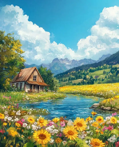 RUOPOTY Paint By Number Kit On Canvas For Adults Scenery Oil Acrylic Painting Home Decoration Gifts    Home Decor Supply | Online Retail | ShoreShopper.com