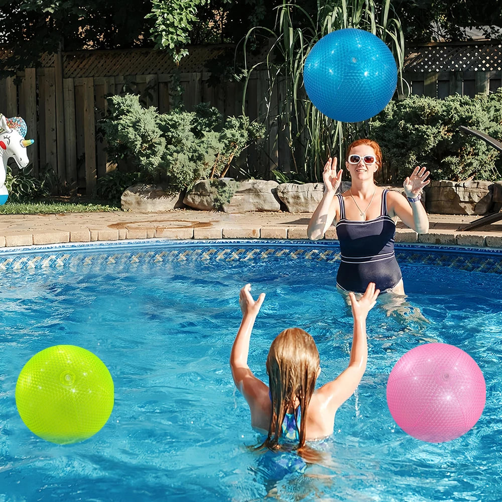 1pc Colorful Pearl Beach Ball Inflatable Beach Ball, Suitable For Beach Pool Party Games    Your Coastal Marketplace | Shoreshopper.com
