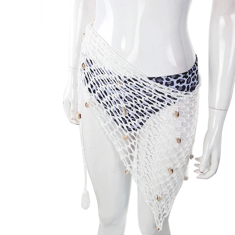Women Beach Weave Hand Crochet Wrap Shawls Sexy Bikini Cover Up Sunscreen Nets Skirt Mesh Tunic Pareo Beachwear hot    Your Coastal Marketplace | Shoreshopper.com