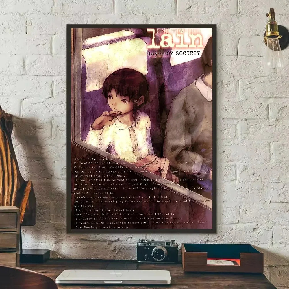 Painting By Numbers for Adult  S-Serial Experiments L-Lain Anime Cute Oil Paint By Number Home Decor    Home Decor Supply | Online Retail | ShoreShopper.com