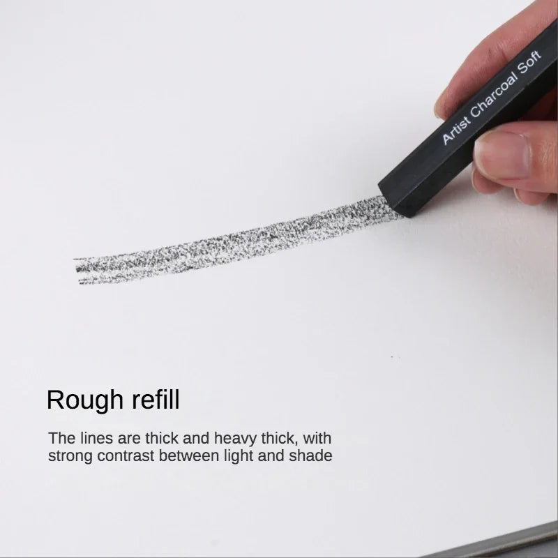 6pcs Set Square Sketch Carbon Stick Compressed Carbon Bar Drawing Carbon Pen Artist Drawing Carbon Bar Carbon Bar Art Supplies    Home Decor Supply | Online Retail | ShoreShopper.com