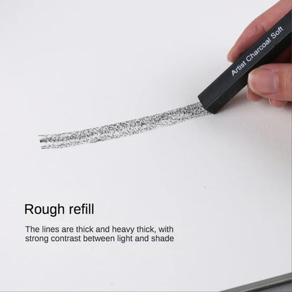 6pcs Set Square Sketch Carbon Stick Compressed Carbon Bar Drawing Carbon Pen Artist Drawing Carbon Bar Carbon Bar Art Supplies    Home Decor Supply | Online Retail | ShoreShopper.com