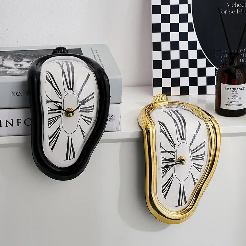 Novel Salvador Dali Style Melting Distorted Surreal Wall Clock    Home Decor Supply | Online Retail | ShoreShopper.com