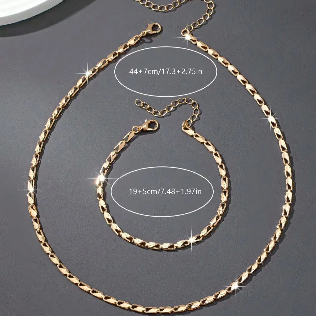A Set of Sexy and Luxurious Women's Necklaces and Bracelets, a Fashionable and Versatile Women's Jewelry Set    Home Decor Supply | Online Retail | ShoreShopper.com
