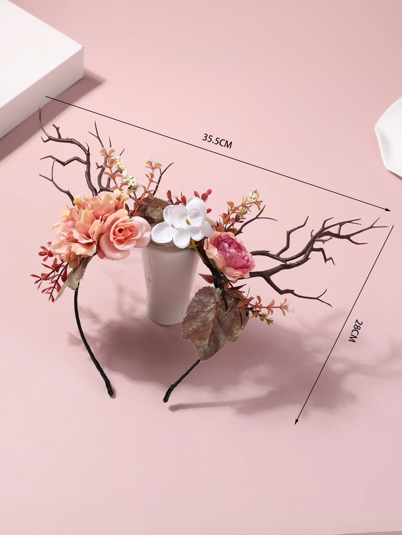 Deer Horn Hair Hoop Children's Fairy Headwear Female Branch Flower Headwear Accessories    Your Coastal Marketplace | Shoreshopper.com