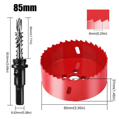 1pc 15-200mm M42 Bi-Metal Hole Saw HSS Drill Bit for Metal Iron Aluminum Stainless Plastic DIY Wood Cutter Tools    Home Decor Supply | Online Retail | ShoreShopper.com