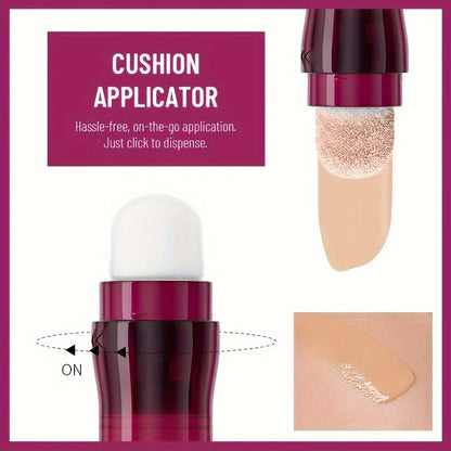 New Sponge Head Concealer for Dark Circles Freckles Acne Pigmentation and Blemishes Long Lasting Moisturizing Liquid Foundation - ShoreCo.Shop