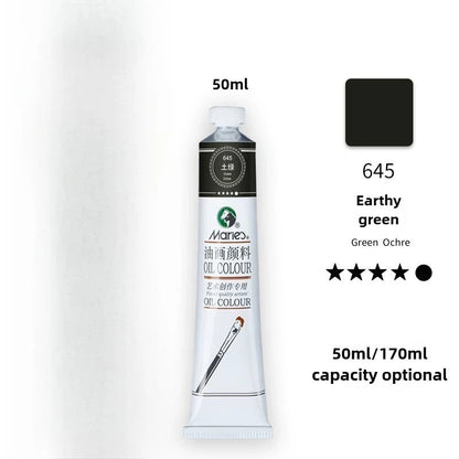 Maries Oil Paint 50ML Oil Painting Art Creation Pigment Large Oil Paint Paint Single Commonly Used 24 Colors    Home Decor Supply | Online Retail | ShoreShopper.com