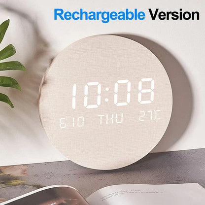 LED Digital Wall Clock Temperature Date Time Multi-function Display Living Room Home Bedroom Silent Clock Fashion Wall Clock    Home Decor Supply | Online Retail | ShoreShopper.com