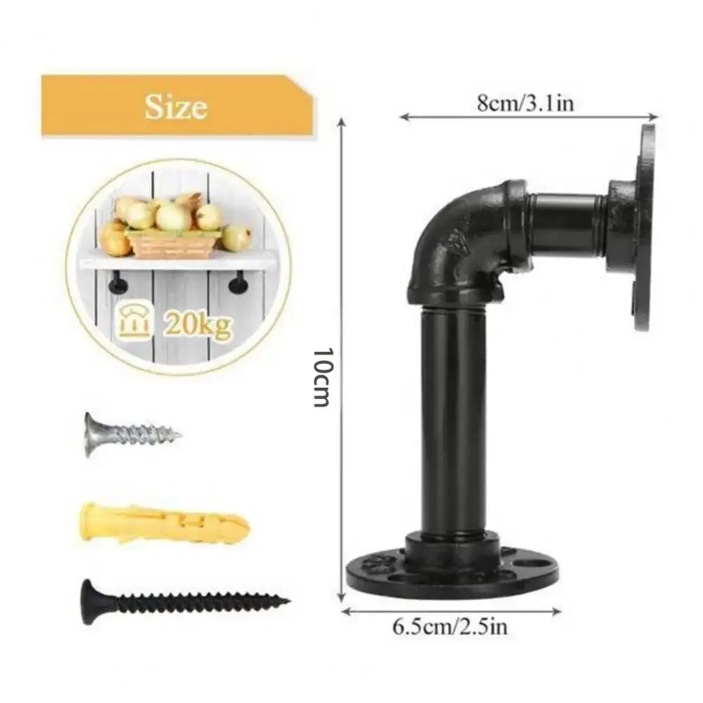 Replacement Heavy Duty Floating Shelf Brackets Black Coated Metal Cast Iron Shelves Brackets Wall Mount Wall Shelf Support    Home Decor Supply | Online Retail | ShoreShopper.com