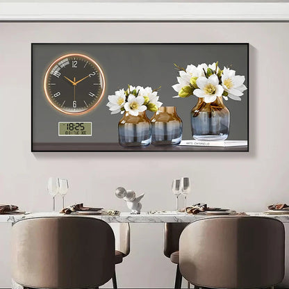 Large Size Aluminum alloy framed Artwork Wall Clock, Luxurious Muted Quartz Clock for Home Decor,living Room,bed Room Décor    Home Decor Supply | Online Retail | ShoreShopper.com