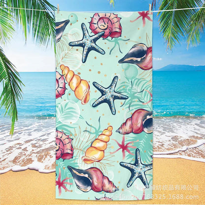 Beach Turtle Animal Printed Beach Towel, Quick Drying Absorbent Beach Towel Outdoor Sports Swimming Beach Towel Face Towel Towel    Your Coastal Marketplace | Shoreshopper.com