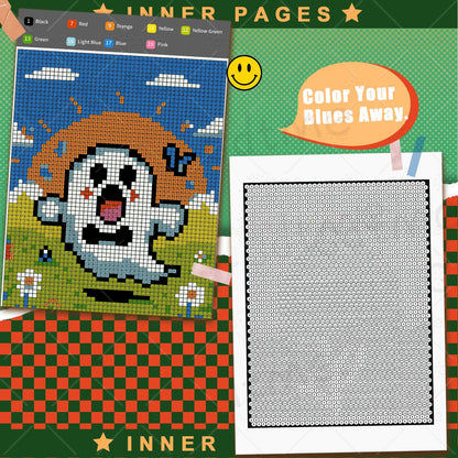 MYSTERY COLOR BY NUMBER Cartoon Animal artwork by digital adult Coloring Book DIY Painting Drawing Coloring By Num    Home Decor Supply | Online Retail | ShoreShopper.com