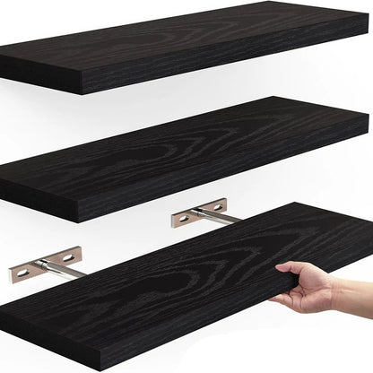 Floating Shelves For Wall,16In Wood Wall Shelf For Room Decor/Storage/Display,For Bedroom,Bathroom,Living Room,Kitchen    Home Decor Supply | Online Retail | ShoreShopper.com