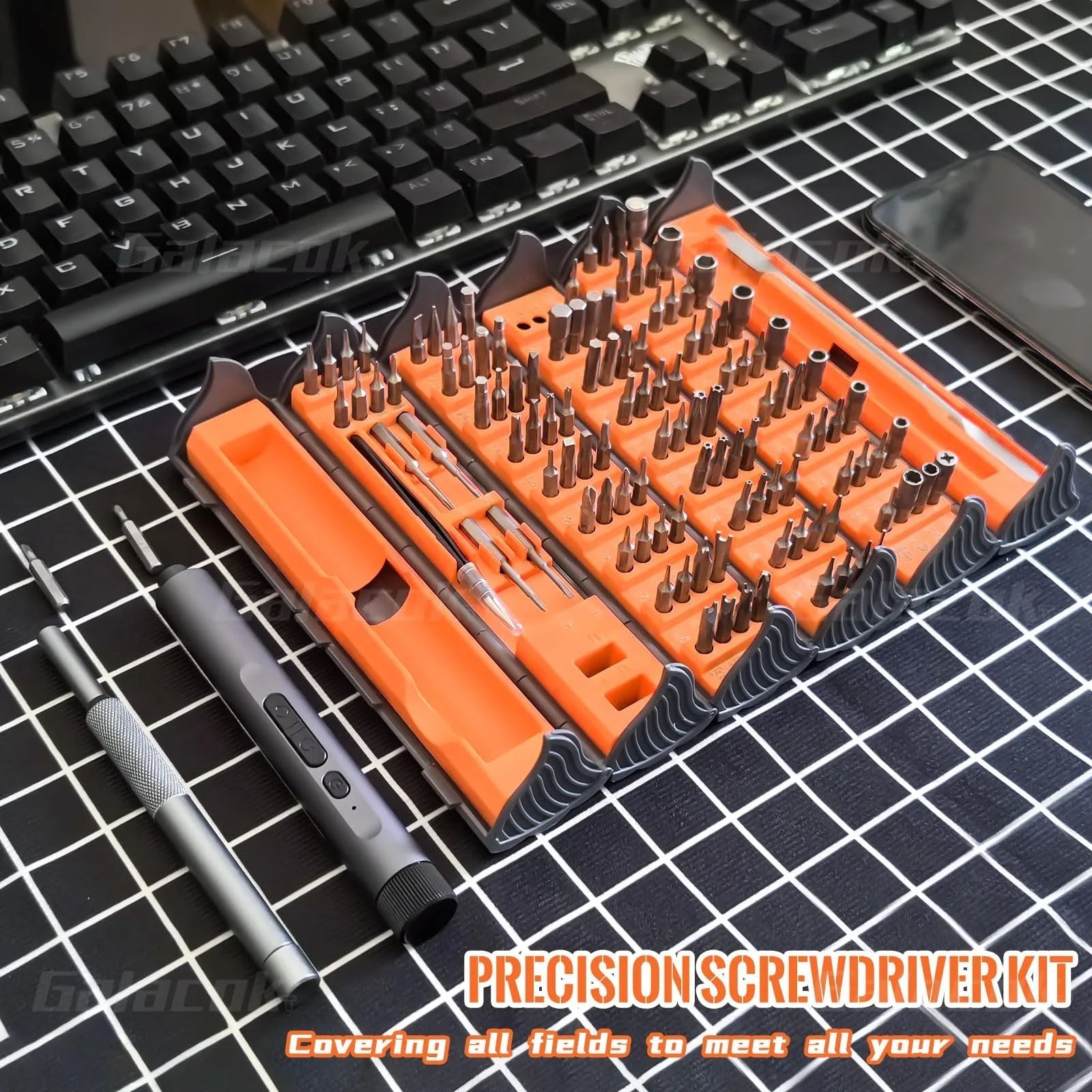 138 in 1 Electric Precision Screwdriver Set Mini Repair Tool Kit with 122 Magnetic Phillips Torx Bits for iPhone Watch Camera PC    Home Decor Supply | Online Retail | ShoreShopper.com