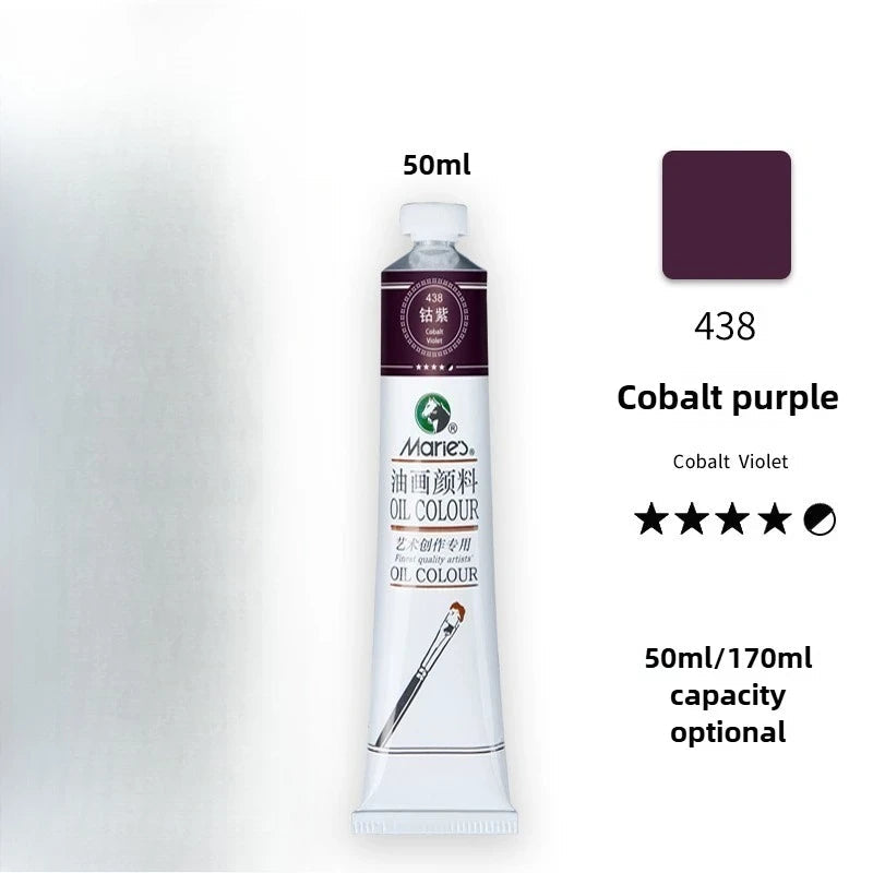 Maries Oil Paint 50ML Oil Painting Art Creation Pigment Large Oil Paint Paint Single Commonly Used 24 Colors    Home Decor Supply | Online Retail | ShoreShopper.com