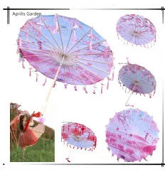 Transparent Silk Umbrella Dance Craft Umbrella Photography Decoration Ceiling Ancient Costume Prop Umbrella Women Hanfu Cosplay    Your Coastal Marketplace | Shoreshopper.com