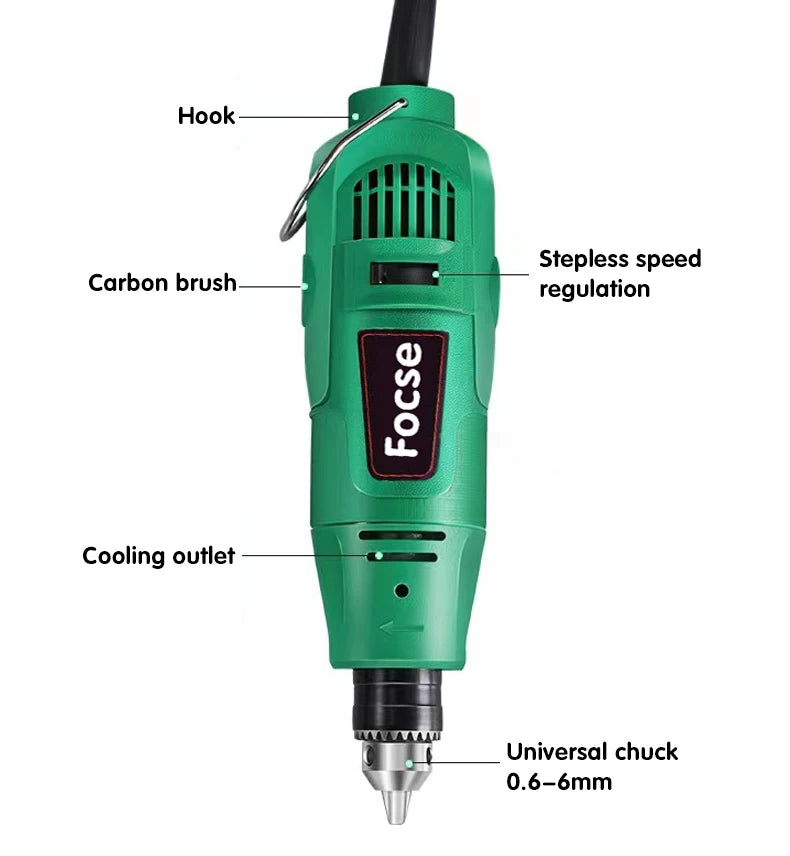Dremel 260W Power Engraver Electric Mini Drill Tool Variable Speed Engraving Pen Grinding Machine Accessories - ShoreCo.Shop