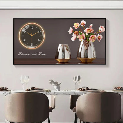 Large Size Aluminum alloy framed Artwork Wall Clock, Luxurious Muted Quartz Clock for Home Decor,living Room,bed Room Décor    Home Decor Supply | Online Retail | ShoreShopper.com