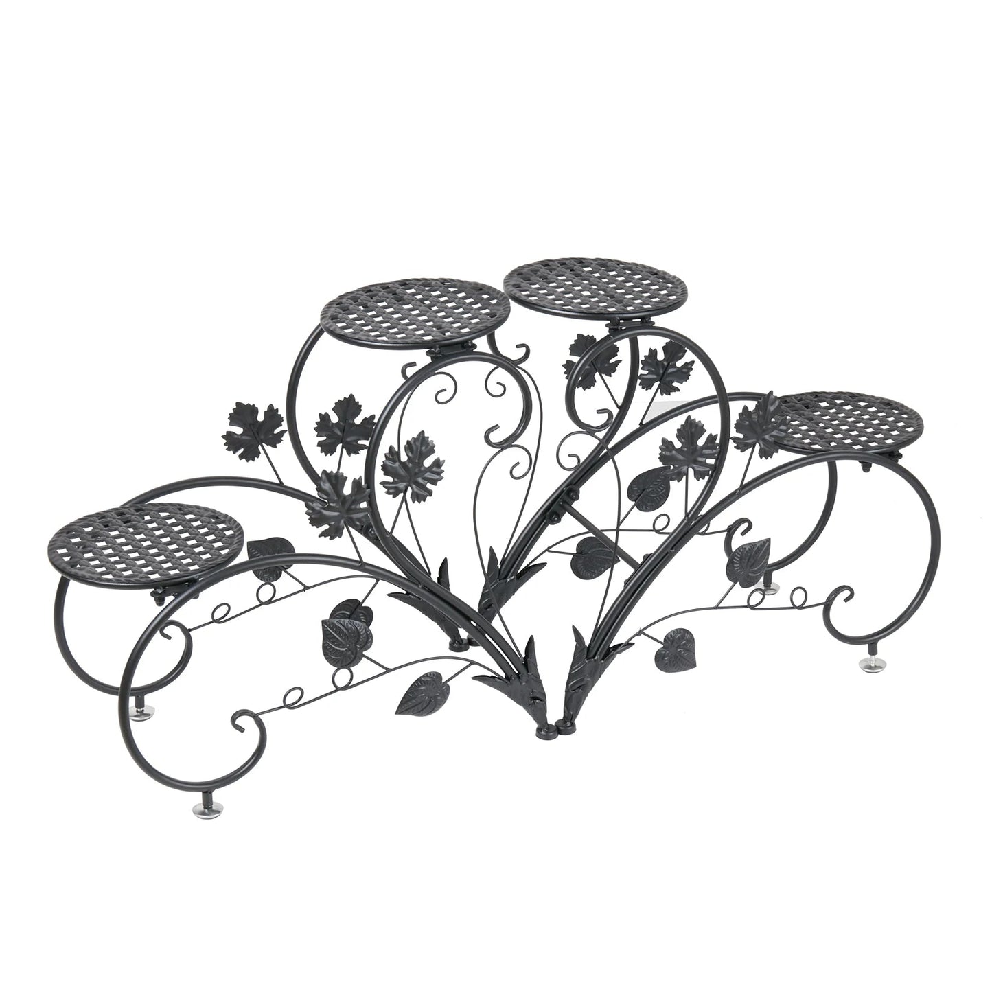 2 PCS Metal Plant Stand Heart-shape Flower Pot Display Holder Garden Support    Home Decor Supply | Online Retail | ShoreShopper.com