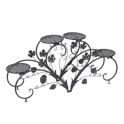 2 PCS Metal Plant Stand Heart-shape Flower Pot Display Holder Garden Support    Home Decor Supply | Online Retail | ShoreShopper.com