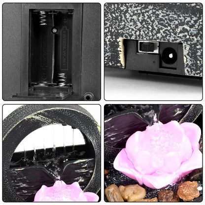 Tabletop Fountain Battery/USB Operated Water Fountain Feature Zen Meditation Fountain Decor Sound Relaxation Fountain Ornament    Home Decor Supply | Online Retail | ShoreShopper.com