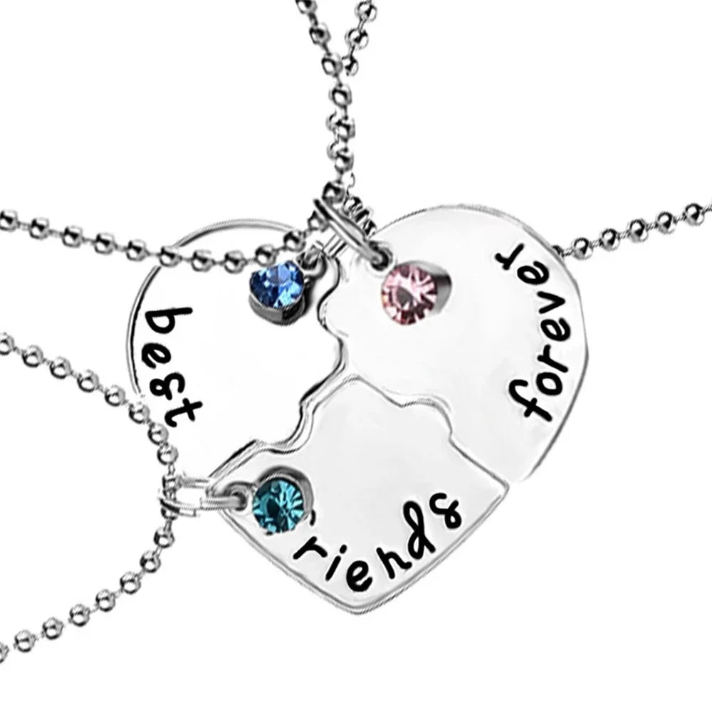 New Best Friends Necklace For Women Girls Broken Heart Puzzle Musical Note Pendant Necklaces BFF Friendship Forever Jewelry Gift    Home Decor Supply | Online Retail | ShoreShopper.com