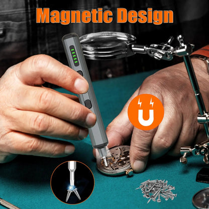 KUNLUN 68-in-1 Mini Electric Screwdriver Set, Small Electric Screwdriver Cordless with 64 Magnetic Bits, 5 Torque Settings,    Home Decor Supply | Online Retail | ShoreShopper.com
