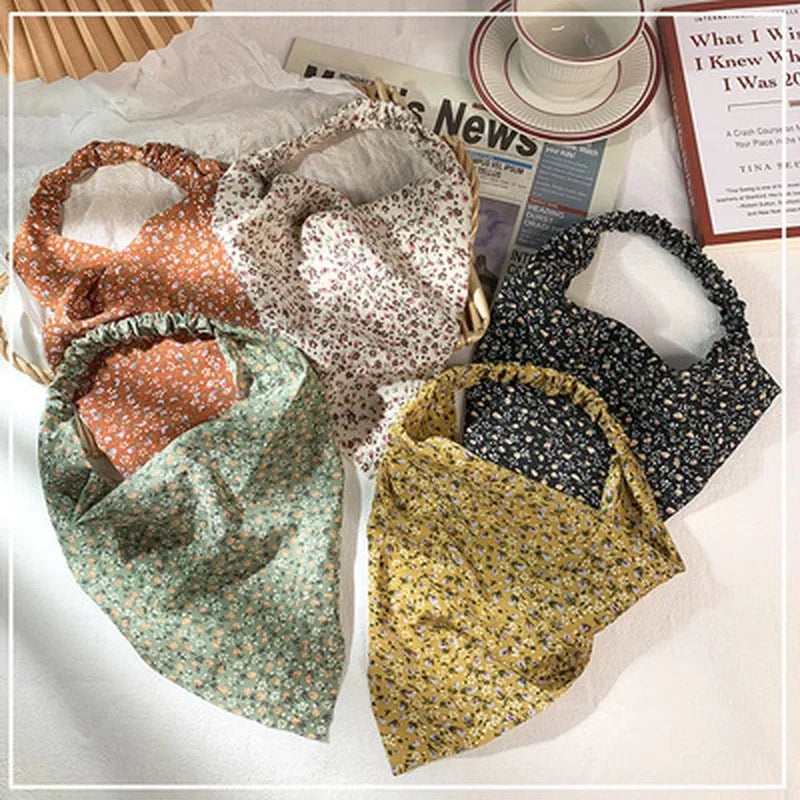 Floral Kerchief Headwear Wrist Head Wrap Scarf Triangular Headscarf Accessories Hair Band Fashion Women Hats Creative Gifts    Your Coastal Marketplace | Shoreshopper.com