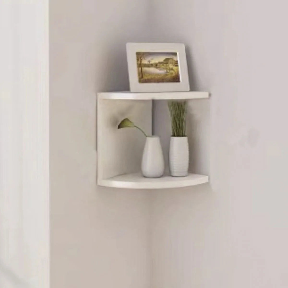 Corner Shelf - 5/2-Tier Corner Floating ShelvesWall Easy Assemble Wall Corner Shelves Bedrooms Living Room Decorations Bookcase    Home Decor Supply | Online Retail | ShoreShopper.com