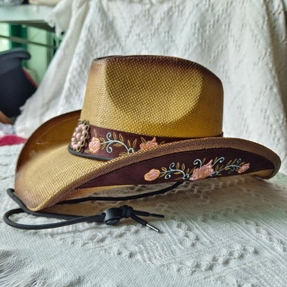 head-wear  summer hat  pearl straw hat lady hat Straw Bucket Hat Blonde coffee  beach hat  harder straw hat    Your Coastal Marketplace | Shoreshopper.com