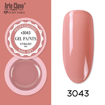 Arte Clavo Painting Gel 72 Colors 5ml Professional Nail Paint Color Gel Polish For Nail Art UV Gel Lacquer Gel Top Coat Manicure    Home Decor Supply | Online Retail | ShoreShopper.com