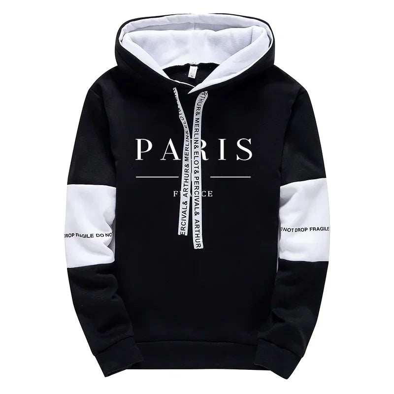 Paris Fashion Hoodies for Men High Quality Hooded Long Sleeve Sweatshirts All Season Daily Casual Sports Pullover Men's Clothes    Home Decor Supply | Online Retail | ShoreShopper.com