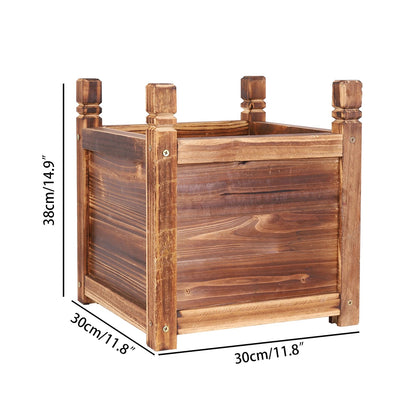 Wooden Raised Flower Bed Indoor Outdoor Vegetable Herb Planter Pot Garden Bed Flower Display    Home Decor Supply | Online Retail | ShoreShopper.com