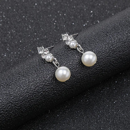 New pearl gemstone jewellery woman necklace set for women jewelry sets light luxury Women's earrings lock bone chain alloy    Home Decor Supply | Online Retail | ShoreShopper.com