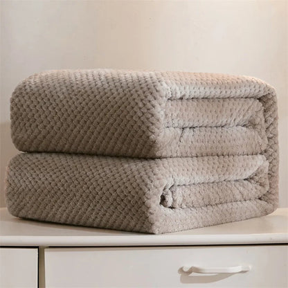 Fluffy Coral Velvet Blanket Flannel Plush Comfortable Thickened and Warm Soft Sofa Throw Blanket for Air-Conditioned Room Luxury    Your Coastal Marketplace | Shoreshopper.com
