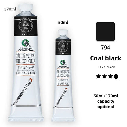 Marie's Oil Paint 170ML Oil Painting Art Creation Pigment Large Oil Paint Paint Single Commonly Used 24 Colors    Home Decor Supply | Online Retail | ShoreShopper.com