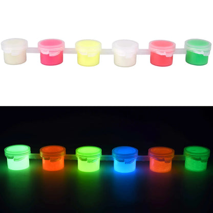 6Colors Acrylic Fluorescent Paint Glow In Dark DIY Painting Art Materials Arts Crafts Painting Tool DIY Graffiti Acrylic Pigment    Home Decor Supply | Online Retail | ShoreShopper.com
