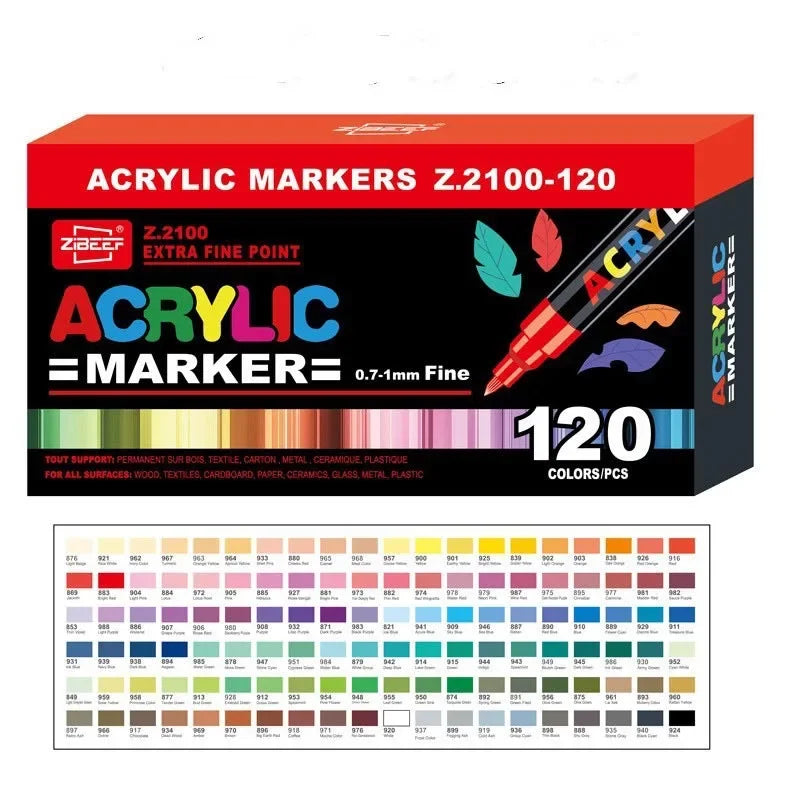 36-240 Acrylic Paint Markers, Waterproof & High Saturation for Wood,Metal,Plastic,Fabric,Glass,Ceramic Painting DIY Art Supplies    Home Decor Supply | Online Retail | ShoreShopper.com