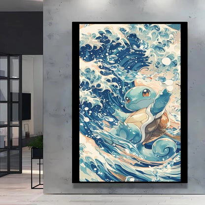 High Quality Pokemon Arcanine Pikachu Wall Painting with Unique Designs and Gorgeous Colors Adding A Touch of Brightness To Wall    Home Decor Supply | Online Retail | ShoreShopper.com