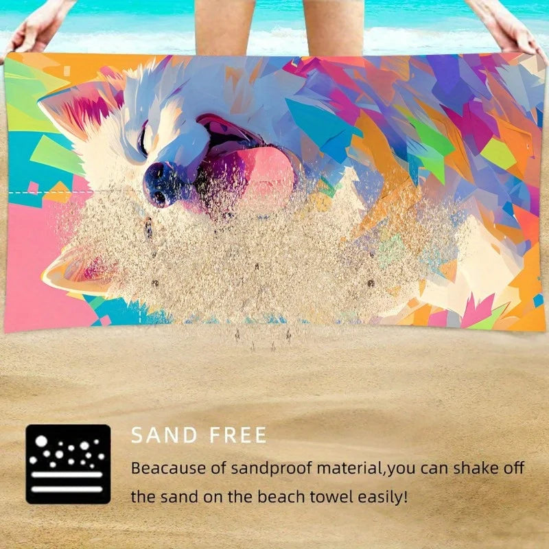 Outdoor, Sports, Home, 2-In-1 Foldable Beach Towel Printed Bath Towel All-In-One Beach Towel Bag for Storage    Your Coastal Marketplace | Shoreshopper.com